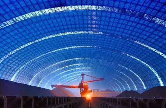 调兵山亿优钢构工程师为您解析原料场封闭技术的特点和类型